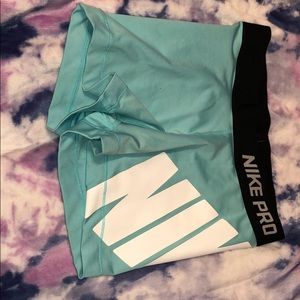 Baby blue NIKE spandex